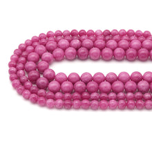 Load image into Gallery viewer, Rhodochrosite Jade Round Smooth Beads, Sku#U1821