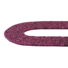 Load image into Gallery viewer, Genuine Ruby Faceted Rondelle Beads, Sku#U1690