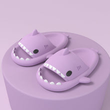 Load image into Gallery viewer, Cartoon Shark Slippers Funny Cute Soft EVA Indoor Outdoor Shoes
