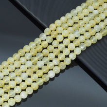 Load image into Gallery viewer, Yellow Gypsum Round Smooth Beads, 6mm/8mm/10mm, Sku#U1628