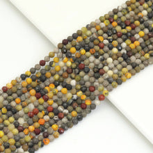 Load image into Gallery viewer, Genuine Bumblebee Jasper Round Faceted Beads, Sku#U1899