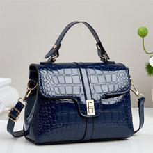 Load image into Gallery viewer, Women's PU Leather Crossbody Bag – Retro Flap Shoulder Bag with Multiple Compartments