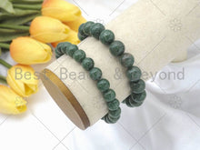 Load image into Gallery viewer, Natural Green African Jade Stretchy Bracelet