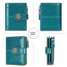 Load image into Gallery viewer, Anti-Theft RFID Blocking Leather Card Holder Wallet