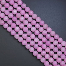 Load image into Gallery viewer, Kunzite Jade Round Smooth Beads, 15inch full strands, Sku#U1852