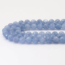 Load image into Gallery viewer, Genuine Round Faceted Aquamarine, 6mm/8mm/10mm, Sku#U1637