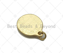 Load image into Gallery viewer, Conch Shell On Round Coin Pendant, Round Coin Conch Pendant Charm for Necklace Bracelet Making,16x19mm,sku#L360