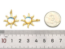 Load image into Gallery viewer, Moonstone Sun Charm, Sku#F1522