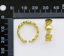 Load image into Gallery viewer, Plain Gold Star Moon Ring, Sku#LD294
