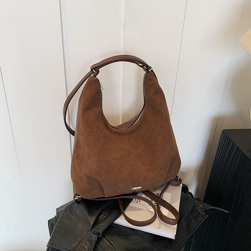 Women's PU Leather Tote Bag – Minimalist Commuter Shoulder Bag