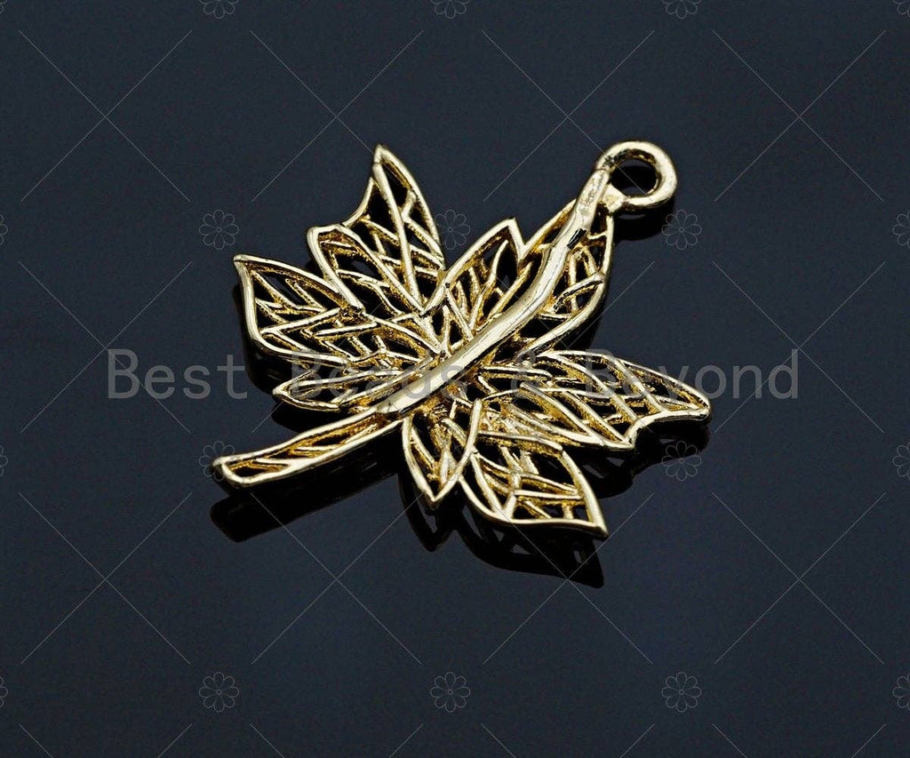 Filigree Gold Lacy Charm, Star/Clover/Cross/Leaf Brushed Gold Twisted Wire Charm Pendants for Earrings necklace making, sku#CP09