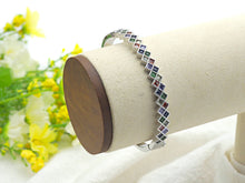Load image into Gallery viewer, Colorful CZ Micro Pave Bracelet,X79