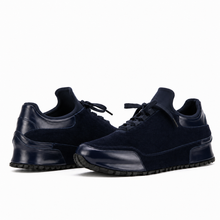 Load image into Gallery viewer, The Hudson Navy Suede Men Sneaker