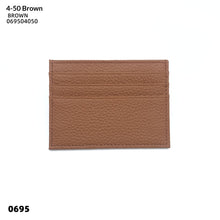 Load image into Gallery viewer, Genuine Leather Card Holder - Premium Cowhide Slim Wallet for Men &amp; Women