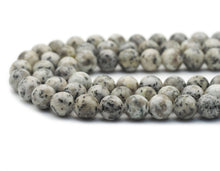 Load image into Gallery viewer, Genuine Sesame Jasper Round Smooth Beads, Sku#U1425