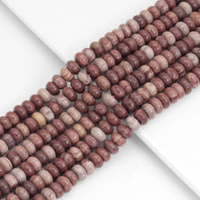 Load image into Gallery viewer, 5x8mm Rondelle Smooth Grain Jasper Beads, Sku#U1964