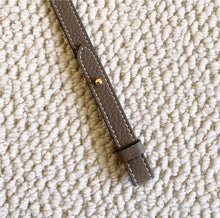 Load image into Gallery viewer, Genuine Leather Bag Strap Replacement – Adjustable Spaghetti Shoulder Strap with Gold &amp; Silver Stud Detail