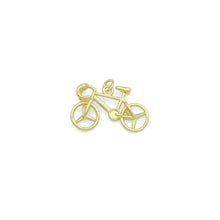 Load image into Gallery viewer, Gold Bike Charm Pendant, Sku#LK1125
