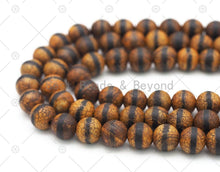 Load image into Gallery viewer, Brown Agate with One Line Beads, SKU#U1197