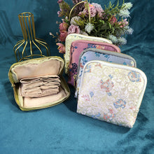 Load image into Gallery viewer, Tassel Crystal Pearl Jewelry Bag – Bracelet &amp; Bangle Storage Pouch