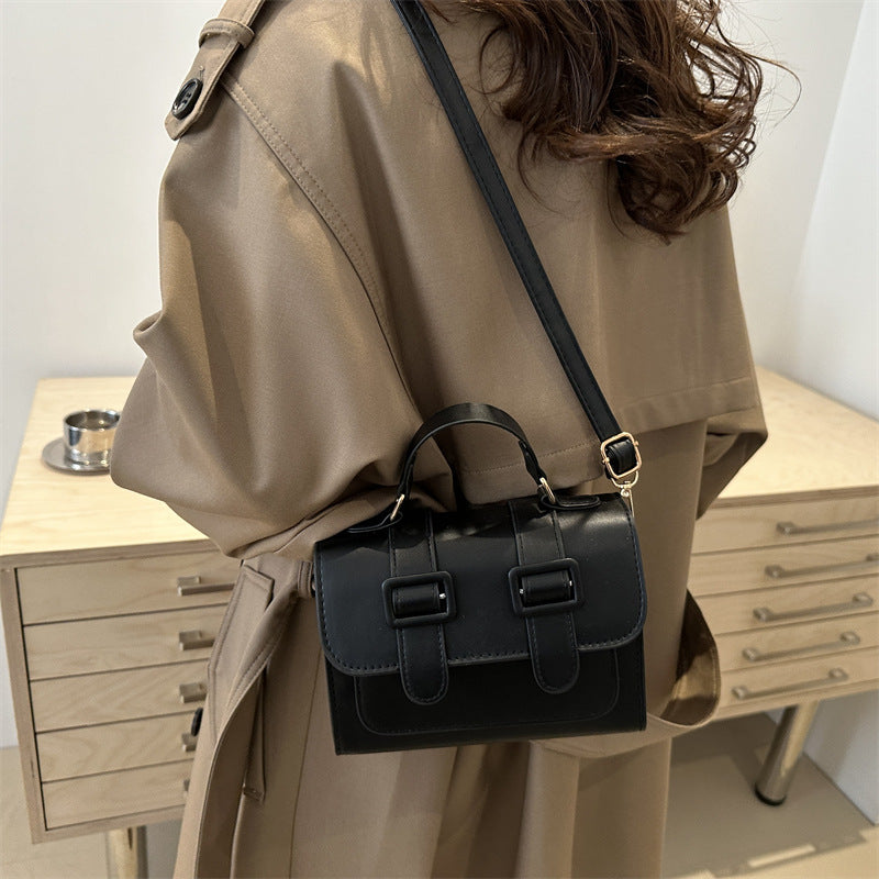 Trendy Small Square Underarm Crossbody Bag for Women - PU Leather Streetwear Shoulder Bag