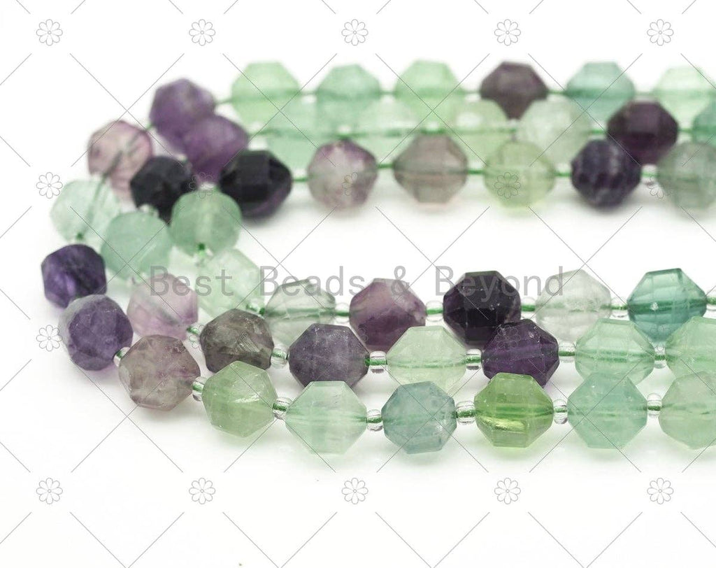 Fluorite Double Point Beads, Sku#U1308