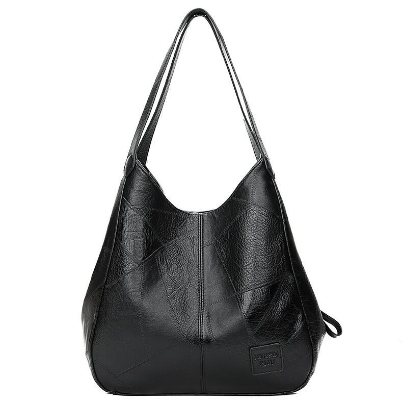 Women's Soft PU Leather Bucket Bag – Stylish Shoulder & Tote Handbag