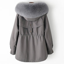 Load image into Gallery viewer, New Thickened Fur-and-Liner Detachable Coat