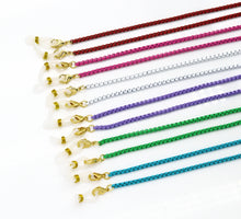 Load image into Gallery viewer, Enamel Box Chain Sunglass Chain, sku#CL29