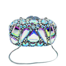 Load image into Gallery viewer, Diamond-Encrusted Evening Clutch Bag - Luxury Crystal Glass Drop Handbag for Women