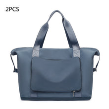 Load image into Gallery viewer, Foldable Travel Gym Bag for Women – Large Capacity Waterproof Duffel Bag with Wet Pocket &amp; Luggage Strap