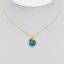 Load image into Gallery viewer, Beach Coconut Tree on Pearl Beads Charm, Y881