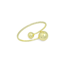 Load image into Gallery viewer, CZ Tennis Round Ball End Adjustable Bracelet, Sku#A452