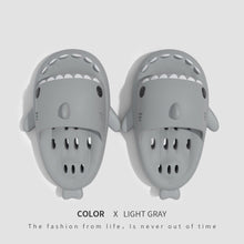 Load image into Gallery viewer, Shark Slides Shower Shoes With Drain Holes