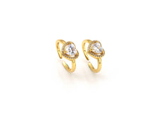 Load image into Gallery viewer, Diamond CZ Heart Ring,X236