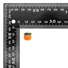 Load image into Gallery viewer, Orange Enamel Persimmon Charm Pendant,Sku#LK1233