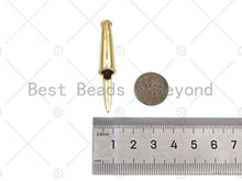 Load image into Gallery viewer, 18K Dainty Gold Pen Cap Shape Pendant/Charm, Necklace Bracelet Charm Pendant,9x50mm, Sku#LK268