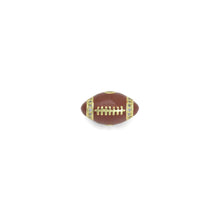 Load image into Gallery viewer, Football Spacer Beads Gold Spacer charm, Sku#LX814