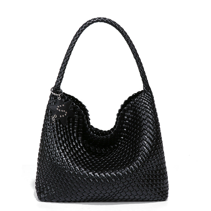 Handwoven Shoulder Bag - Women's Casual Tote Bag with Tassel Detail | Sarah Express