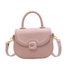 Load image into Gallery viewer, Women's Round Crossbody Bag - PU Leather Shoulder Bag with Adjustable Strap