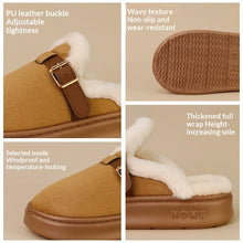 Load image into Gallery viewer, Plush Lined Cotton Slippers