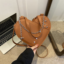 Load image into Gallery viewer, Korean-style Cute Niche Heart-shaped Shoulder Crossbody Bag