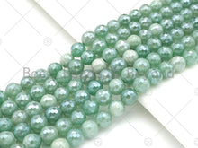 Load image into Gallery viewer, Mystic Plated Faceted Green Aventurine Beads,8mm/10mm Plated Green Aventurine Beads,15.5" Full Strand, SKU#UA211