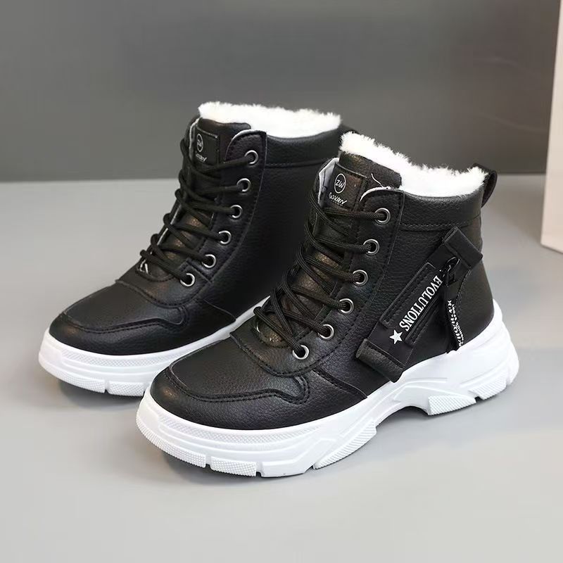 Fleece-Lined Waterproof Non-Slip Winter Shoes