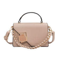Load image into Gallery viewer, Women's Chain Shoulder Crossbody Bag - Small Square PU Leather Handbag