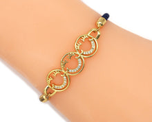 Load image into Gallery viewer, CZ Smiley Face Connector Link Charm, Sku#JL95