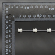 Load image into Gallery viewer, Tulip White Mother of Pearl Beads, Sku#T168