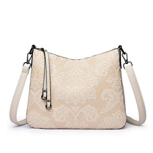 Load image into Gallery viewer, Women's PU Leather Crossbody Messenger Bag - Multi-Compartment Shoulder Bag