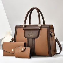 Load image into Gallery viewer, Women's Versatile Summer Tote Bag – Multi-Pocket PU Leather Crossbody Set