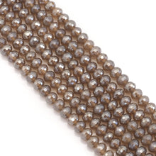 Load image into Gallery viewer, Mystic Brown Agate Rondelle Faceted Beads, Sku#UA310
